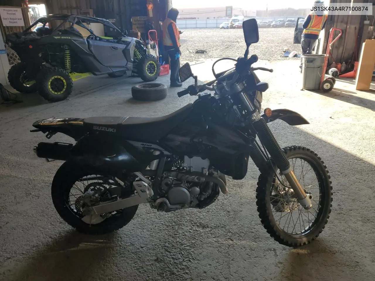 2024 Suzuki Dr-Z400 S VIN: JS1SK43A4R7100874 Lot: 50054785