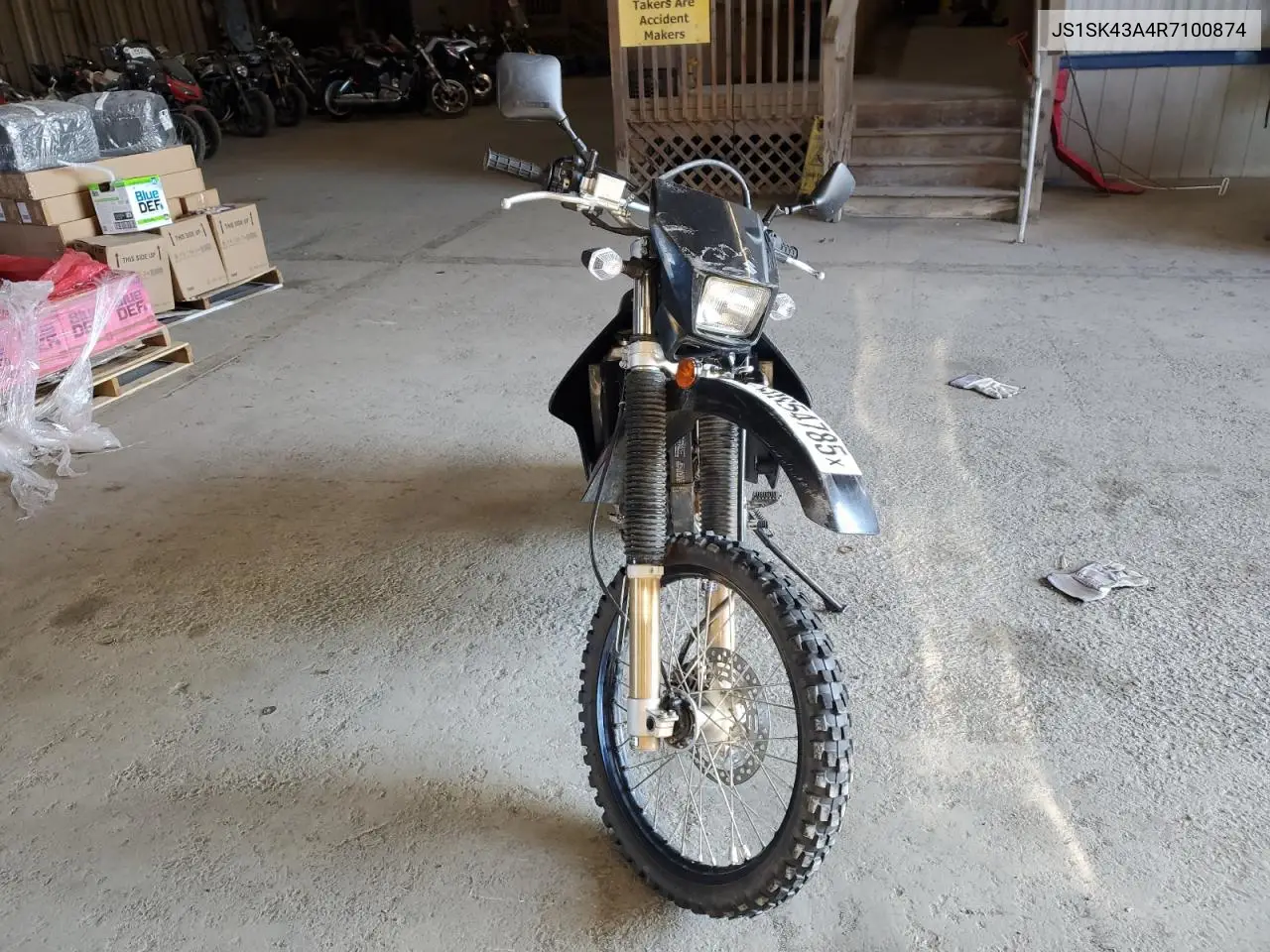 2024 Suzuki Dr-Z400 S VIN: JS1SK43A4R7100874 Lot: 50054785