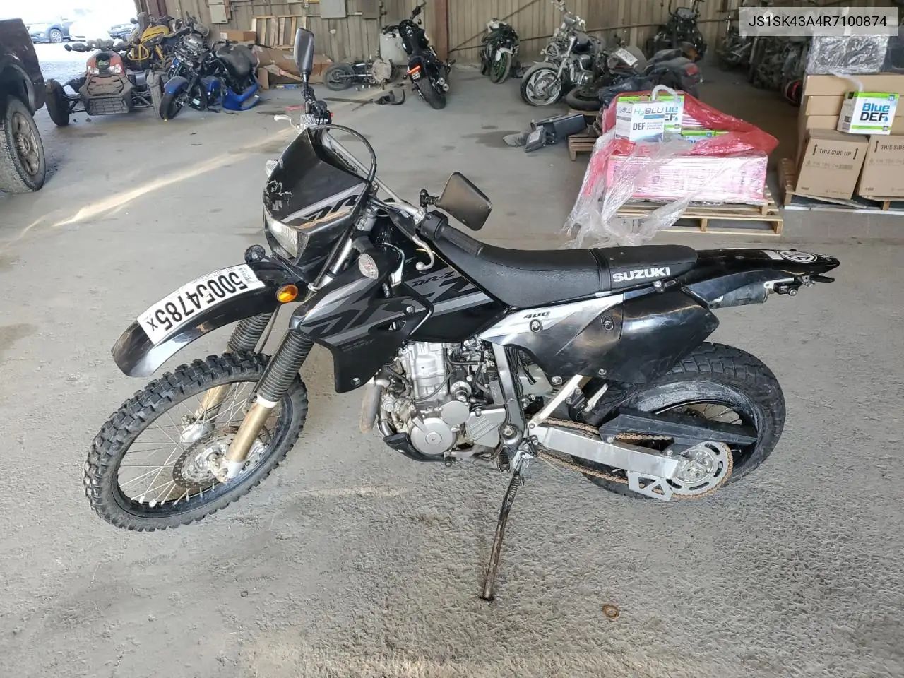 2024 Suzuki Dr-Z400 S VIN: JS1SK43A4R7100874 Lot: 50054785