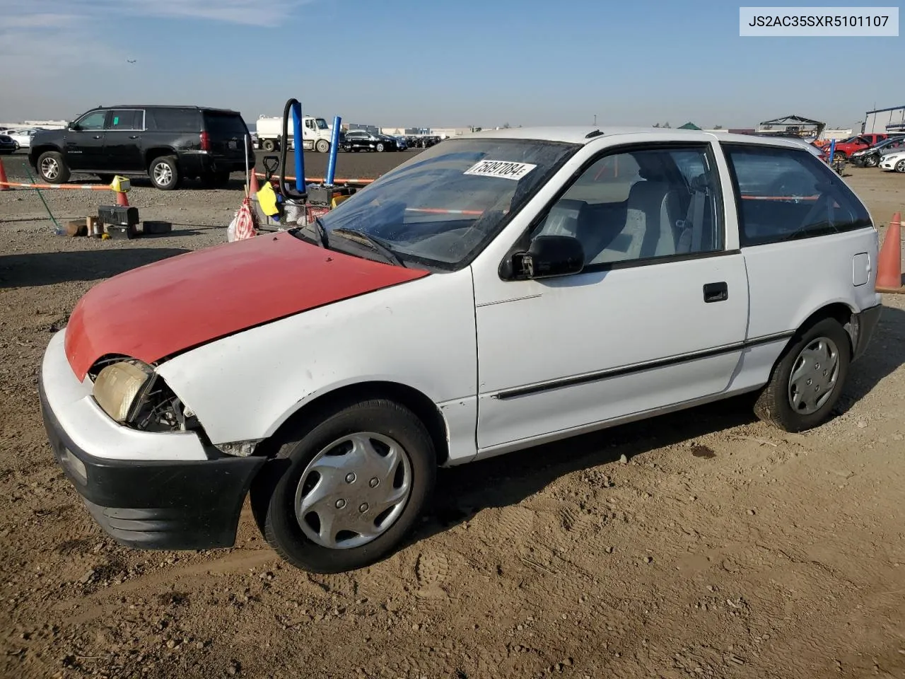 1994 Suzuki Swift Ga VIN: JS2AC35SXR5101107 Lot: 75097084