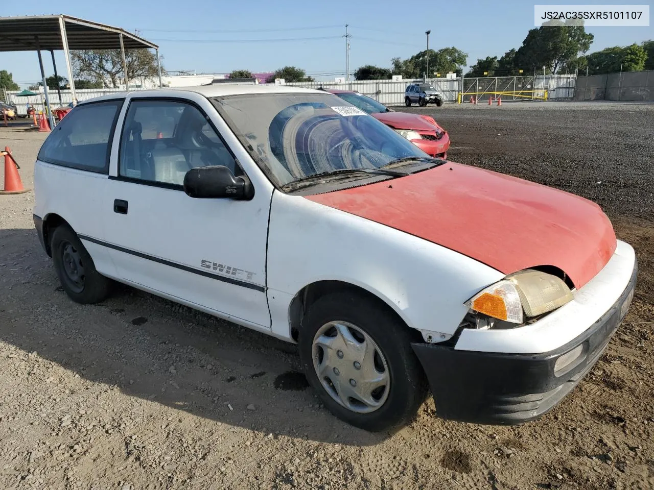 1994 Suzuki Swift Ga VIN: JS2AC35SXR5101107 Lot: 75097084