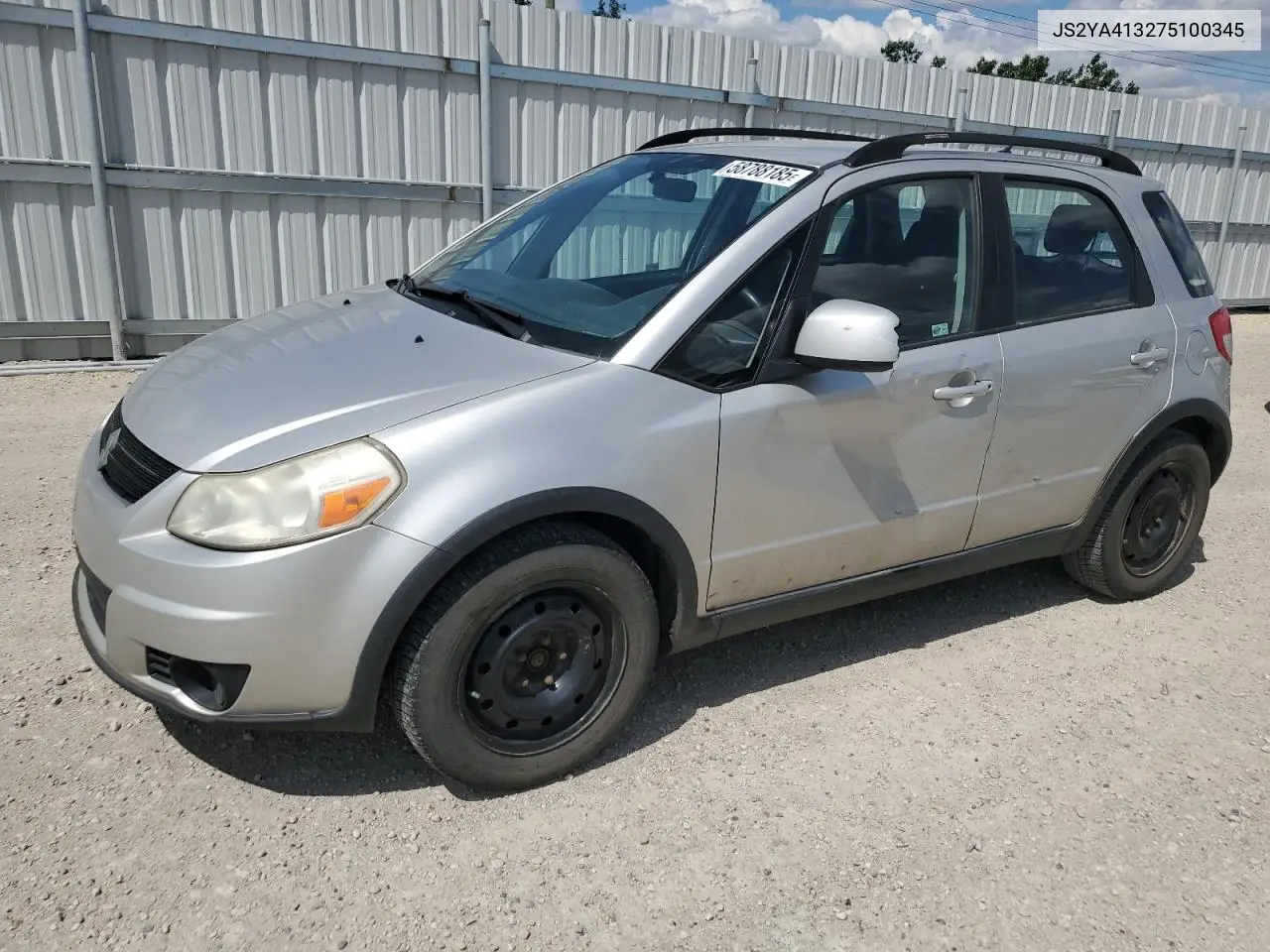 2007 Suzuki Sx4 Jx VIN: JS2YA413275100345 Lot: 58788185