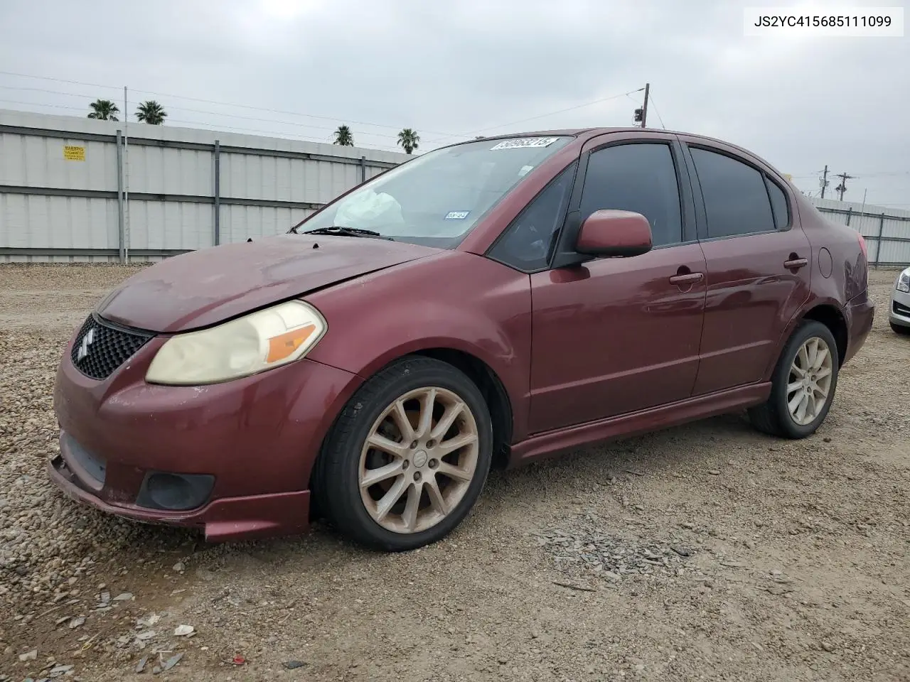 2008 Suzuki Sx4 Convenience VIN: JS2YC415685111099 Lot: 50963215