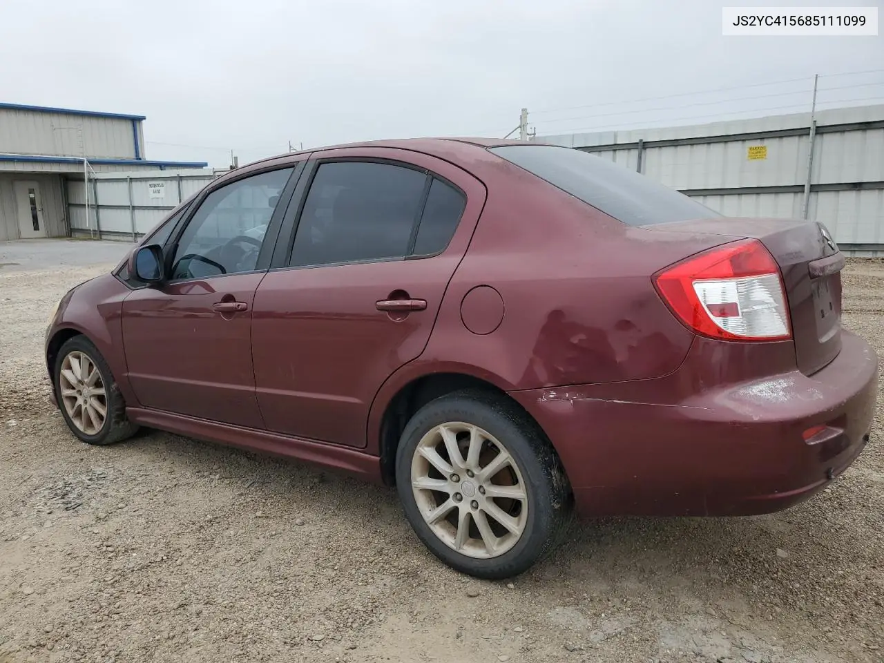 2008 Suzuki Sx4 Convenience VIN: JS2YC415685111099 Lot: 50963215