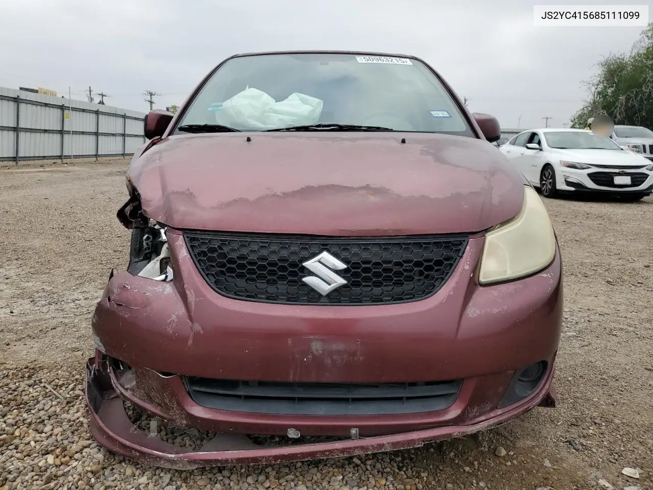 2008 Suzuki Sx4 Convenience VIN: JS2YC415685111099 Lot: 50963215