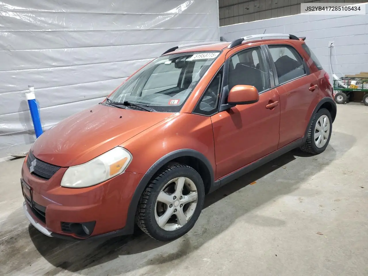 2008 Suzuki Sx4 Touring VIN: JS2YB417285105434 Lot: 51953775