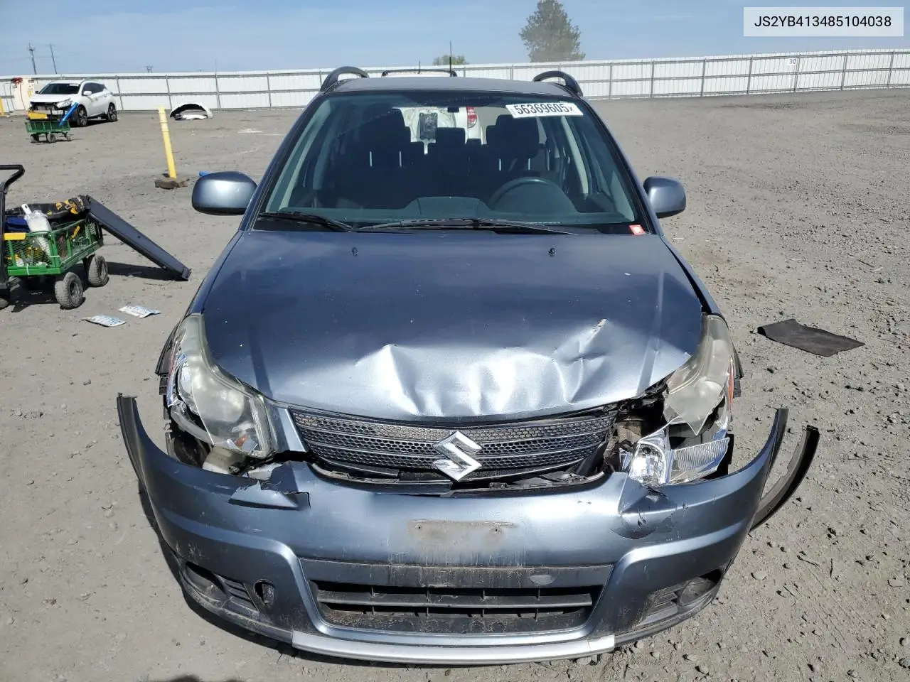 2008 Suzuki Sx4 Base VIN: JS2YB413485104038 Lot: 56369605