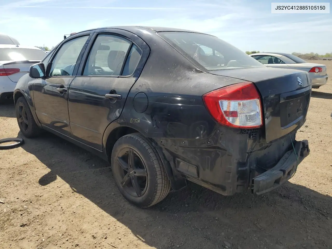 2008 Suzuki Sx4 VIN: JS2YC412885105150 Lot: 56505175