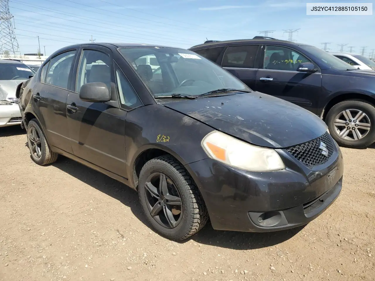 2008 Suzuki Sx4 VIN: JS2YC412885105150 Lot: 56505175