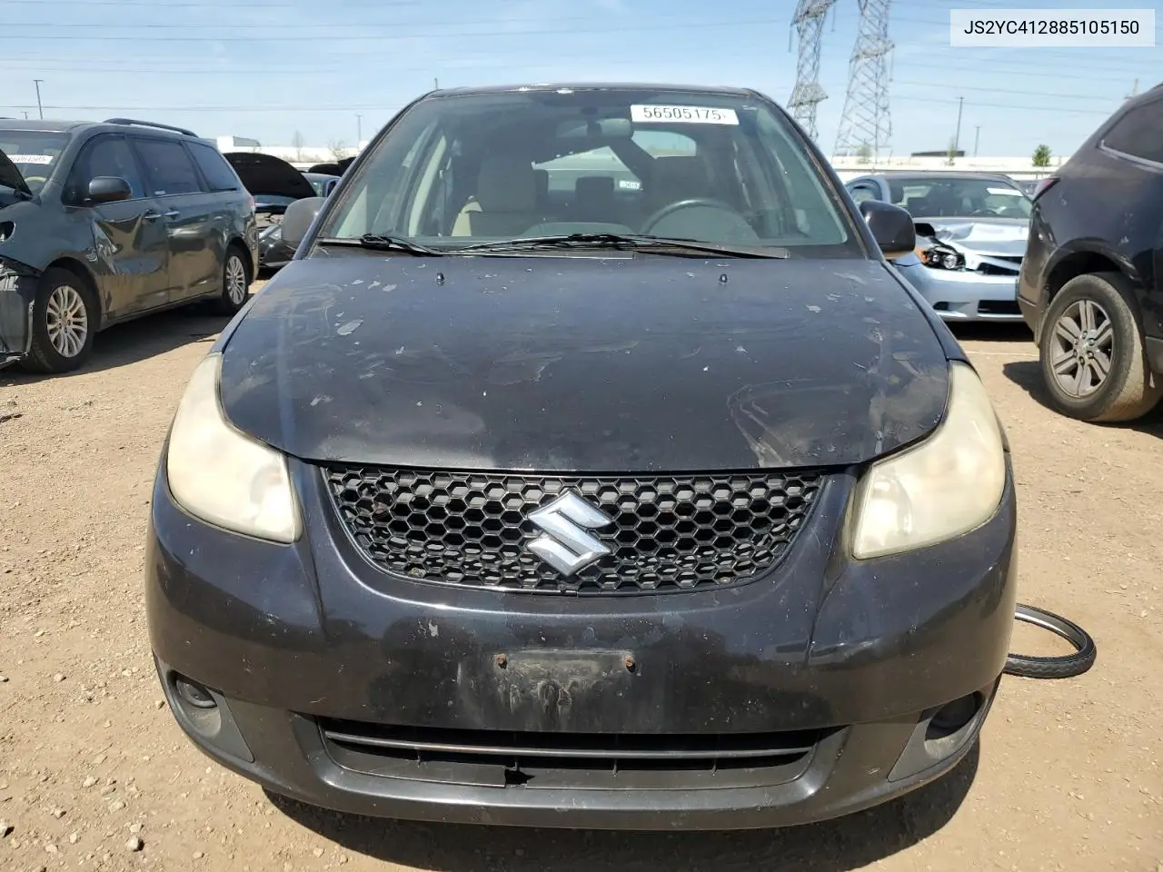2008 Suzuki Sx4 VIN: JS2YC412885105150 Lot: 56505175