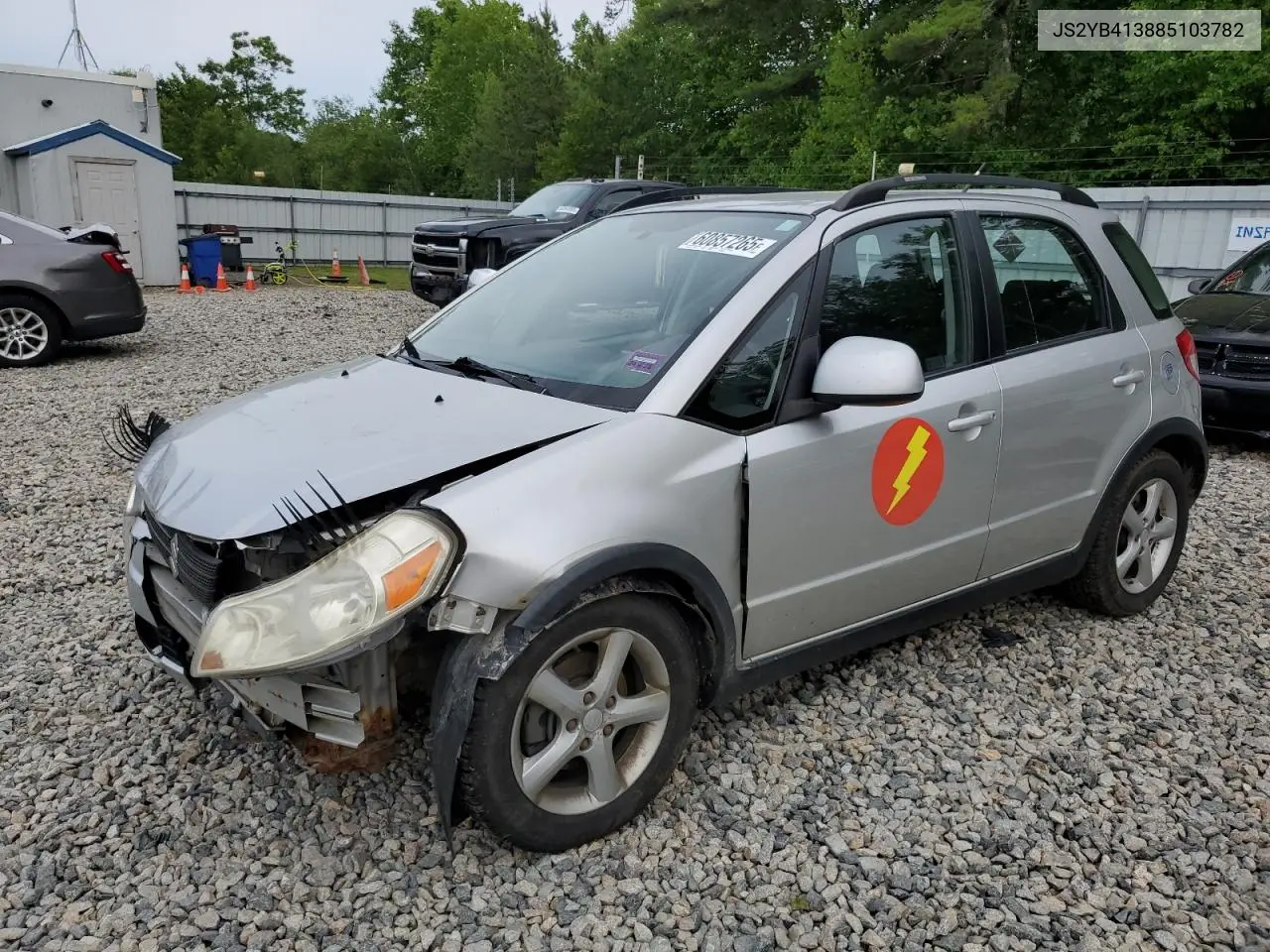 2008 Suzuki Sx4 Base VIN: JS2YB413885103782 Lot: 60857265
