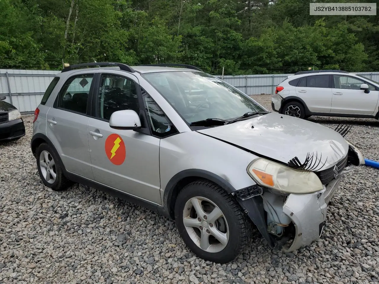 2008 Suzuki Sx4 Base VIN: JS2YB413885103782 Lot: 60857265