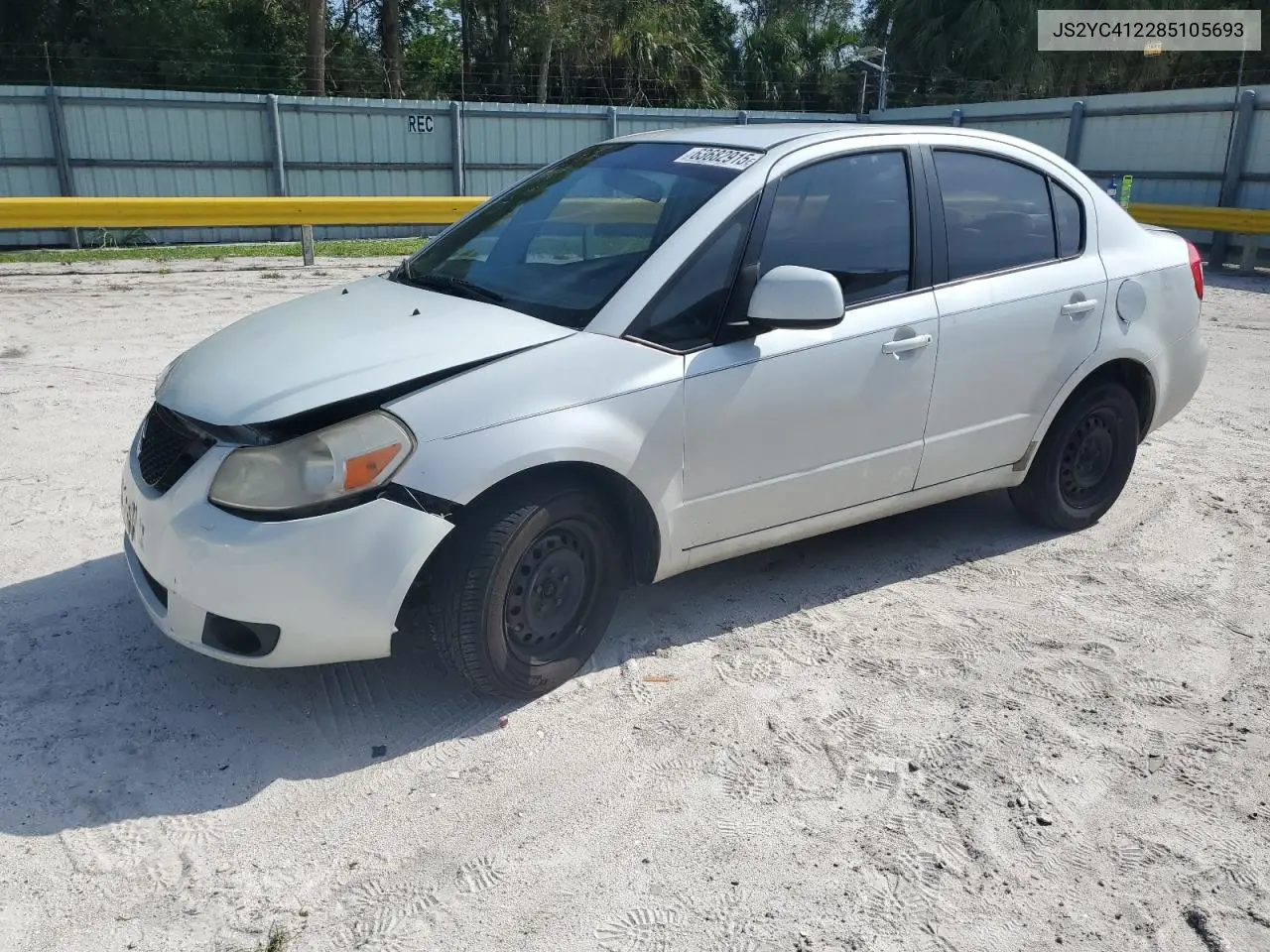 2008 Suzuki Sx4 VIN: JS2YC412285105693 Lot: 63682915