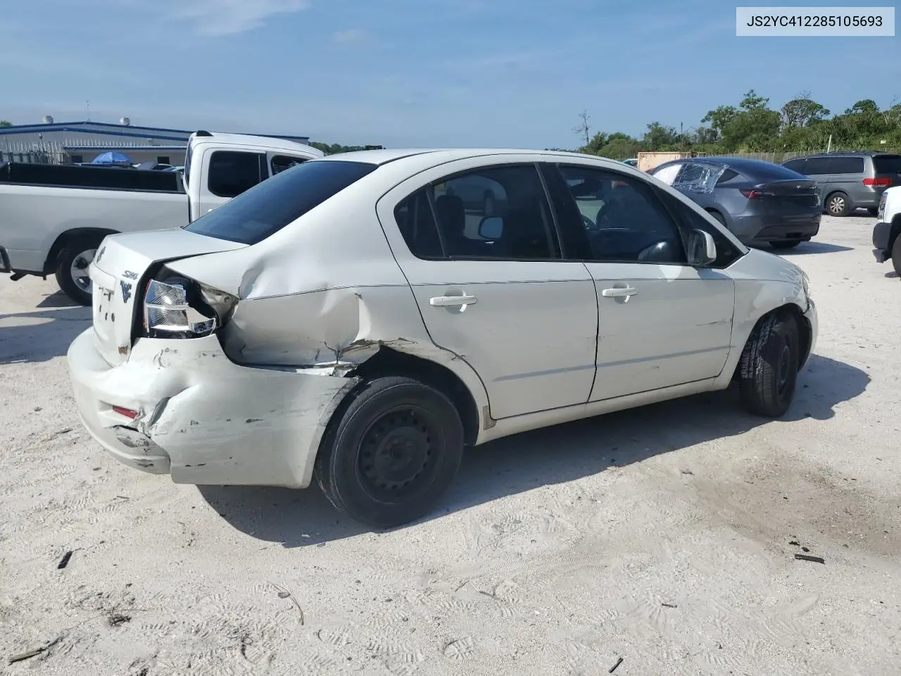 2008 Suzuki Sx4 VIN: JS2YC412285105693 Lot: 63682915