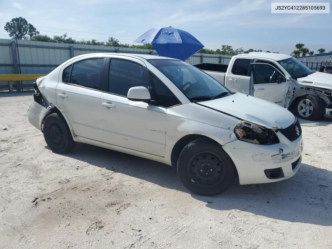 2008 Suzuki Sx4 VIN: JS2YC412285105693 Lot: 63682915