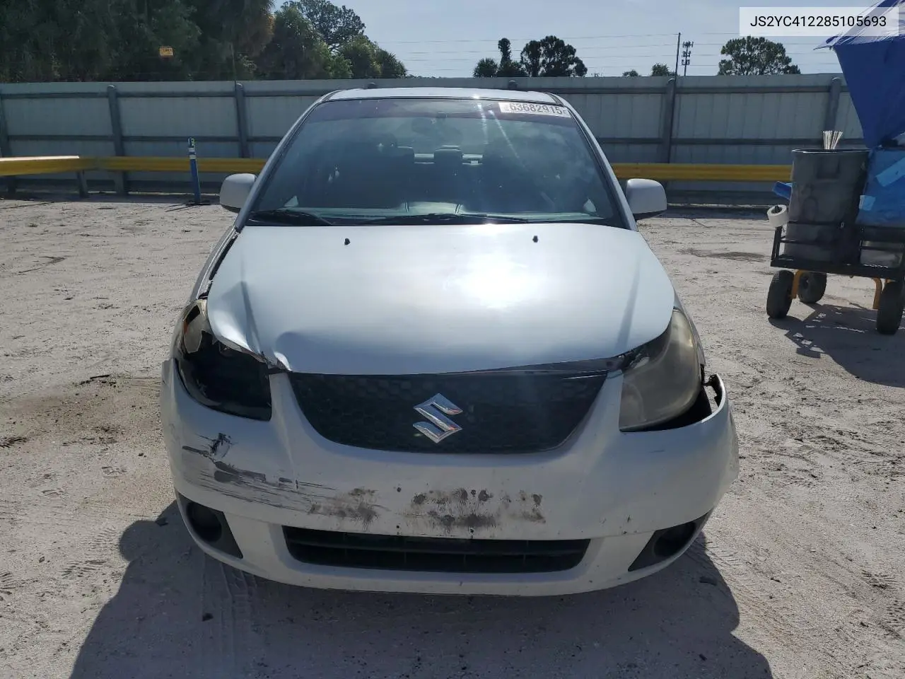 2008 Suzuki Sx4 VIN: JS2YC412285105693 Lot: 63682915