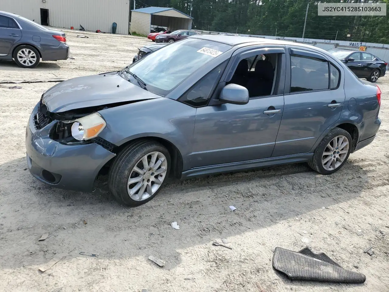 2008 Suzuki Sx4 Convenience VIN: JS2YC415285103663 Lot: 64813425