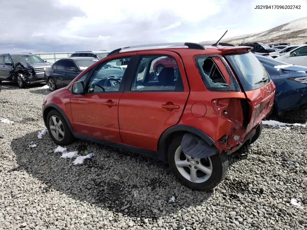 2009 Suzuki Sx4 Touring VIN: JS2YB417096202742 Lot: 51130855