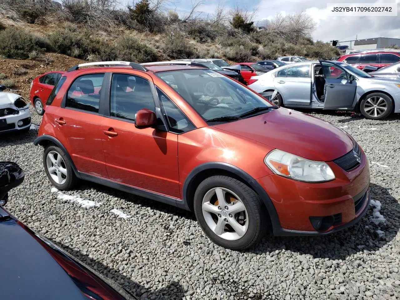 2009 Suzuki Sx4 Touring VIN: JS2YB417096202742 Lot: 51130855