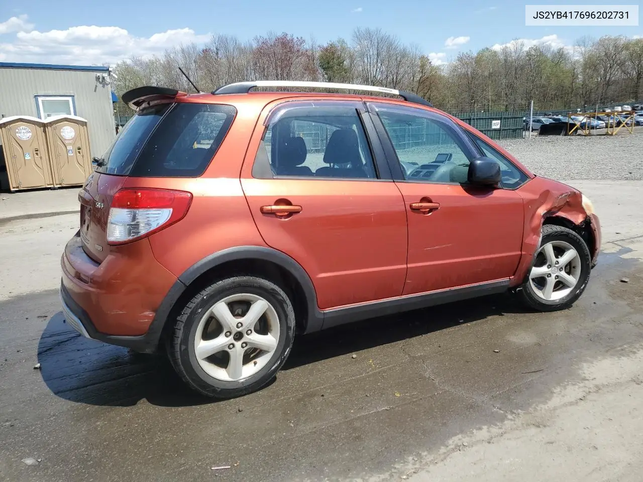 2009 Suzuki Sx4 Touring VIN: JS2YB417696202731 Lot: 54552405