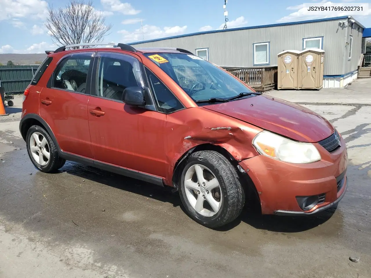 2009 Suzuki Sx4 Touring VIN: JS2YB417696202731 Lot: 54552405