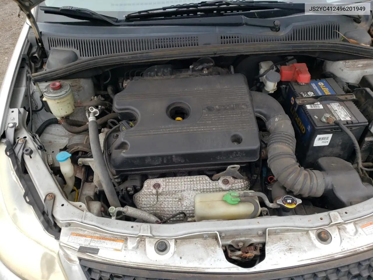2009 Suzuki Sx4 VIN: JS2YC412496201949 Lot: 54943985