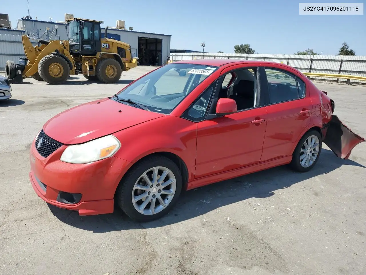 2009 Suzuki Sx4 Touring VIN: JS2YC417096201118 Lot: 62030595