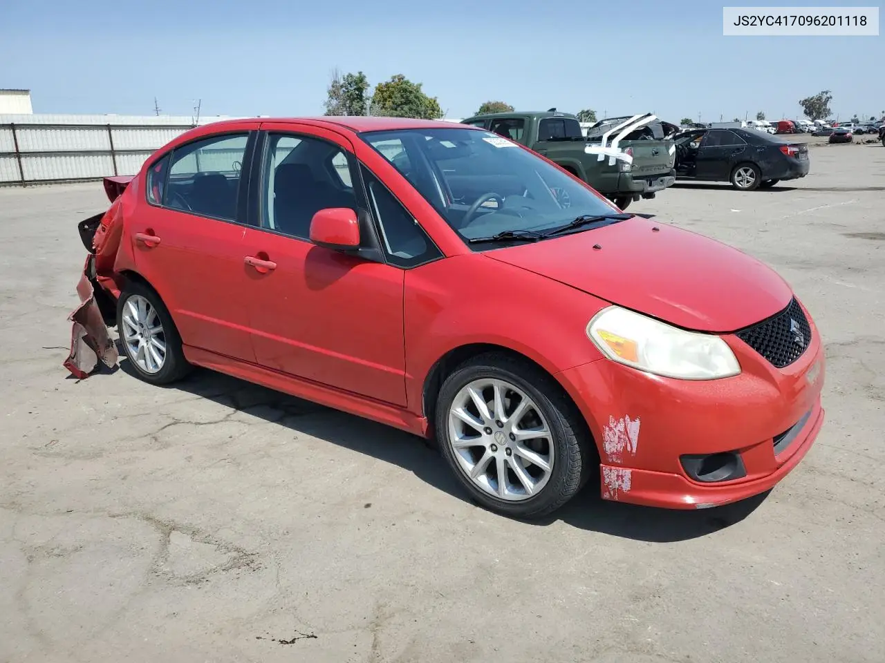 2009 Suzuki Sx4 Touring VIN: JS2YC417096201118 Lot: 62030595