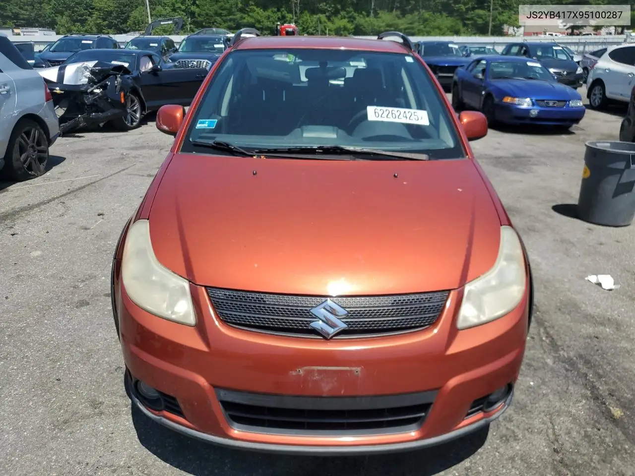 2009 Suzuki Sx4 Touring VIN: JS2YB417X95100287 Lot: 62262425
