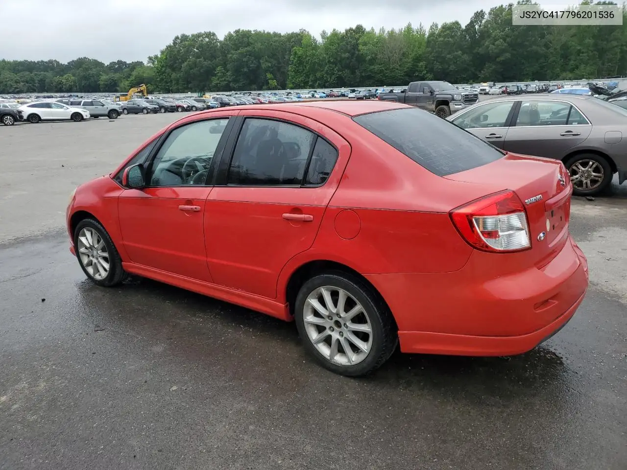2009 Suzuki Sx4 Touring VIN: JS2YC417796201536 Lot: 64191185