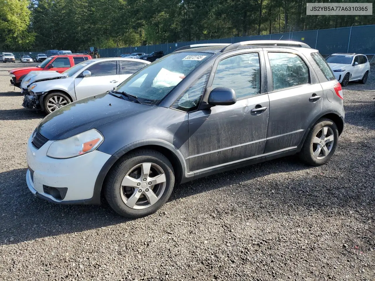 2010 Suzuki Sx4 Touring VIN: JS2YB5A77A6310365 Lot: 55072745