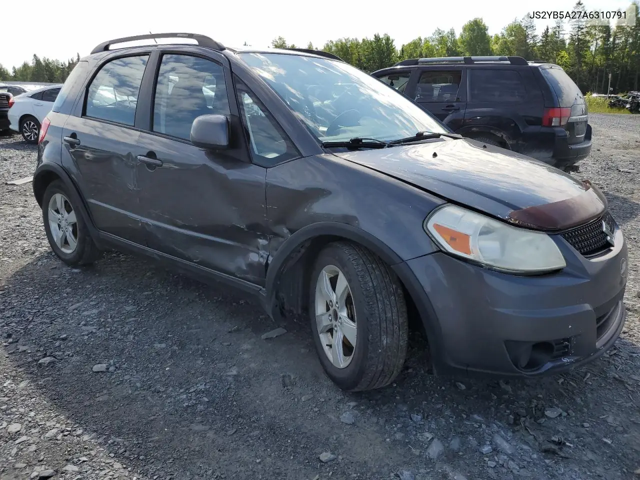 2010 Suzuki Sx4 Jx VIN: JS2YB5A27A6310791 Lot: 62852745