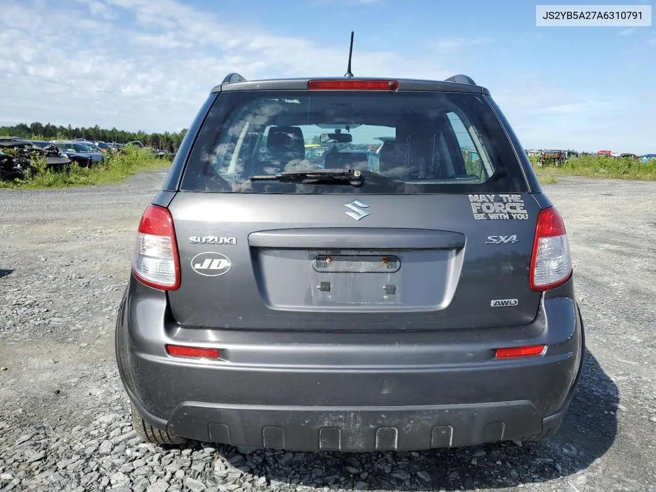 2010 Suzuki Sx4 Jx VIN: JS2YB5A27A6310791 Lot: 62852745