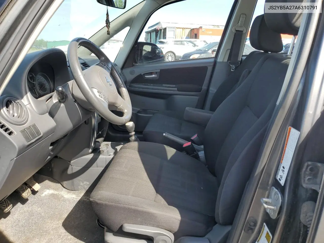 2010 Suzuki Sx4 Jx VIN: JS2YB5A27A6310791 Lot: 62852745