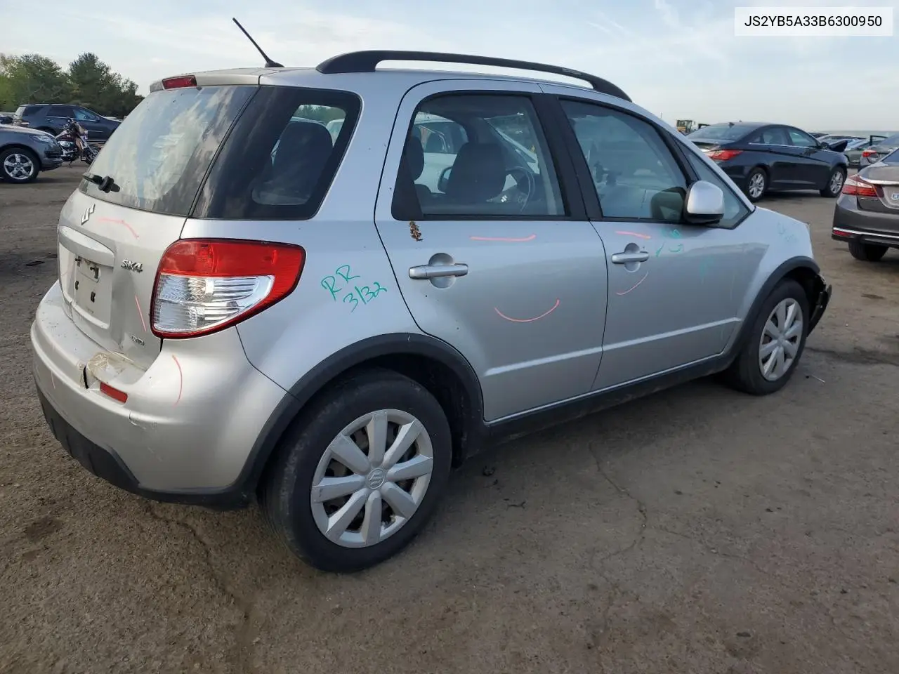 2011 Suzuki Sx4 VIN: JS2YB5A33B6300950 Lot: 55387535
