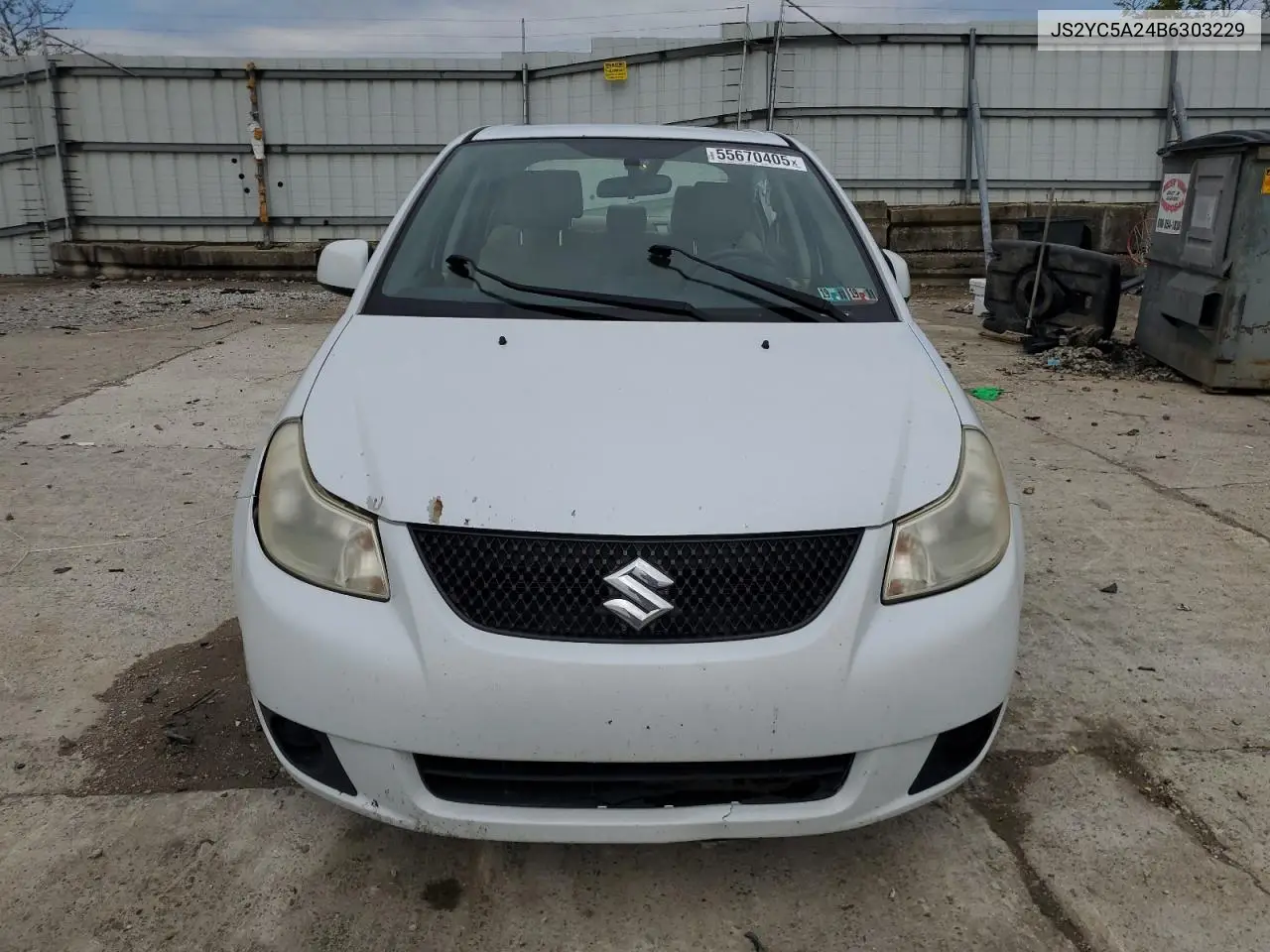 2011 Suzuki Sx4 Le VIN: JS2YC5A24B6303229 Lot: 55670405