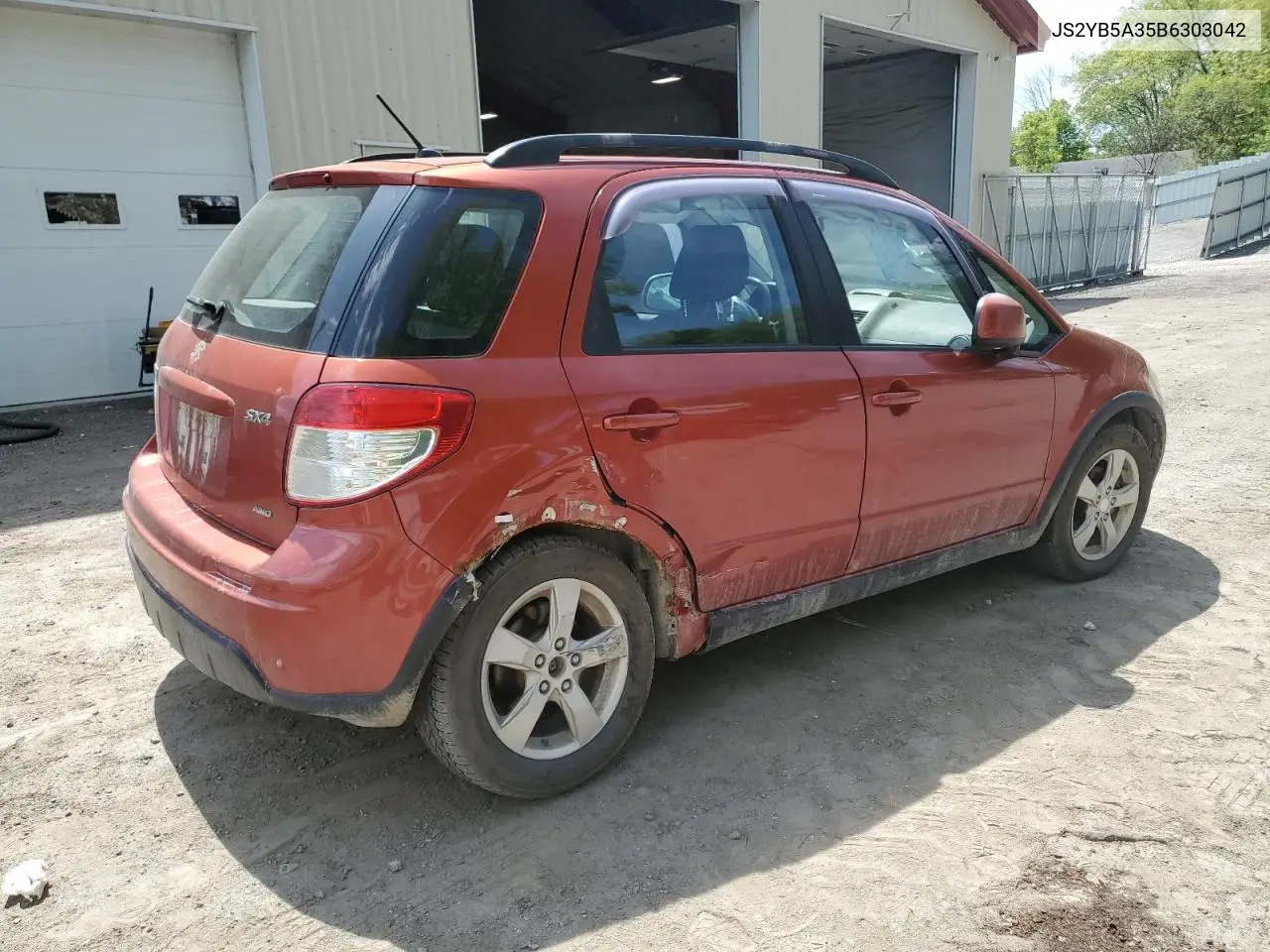 2011 Suzuki Sx4 VIN: JS2YB5A35B6303042 Lot: 58349615