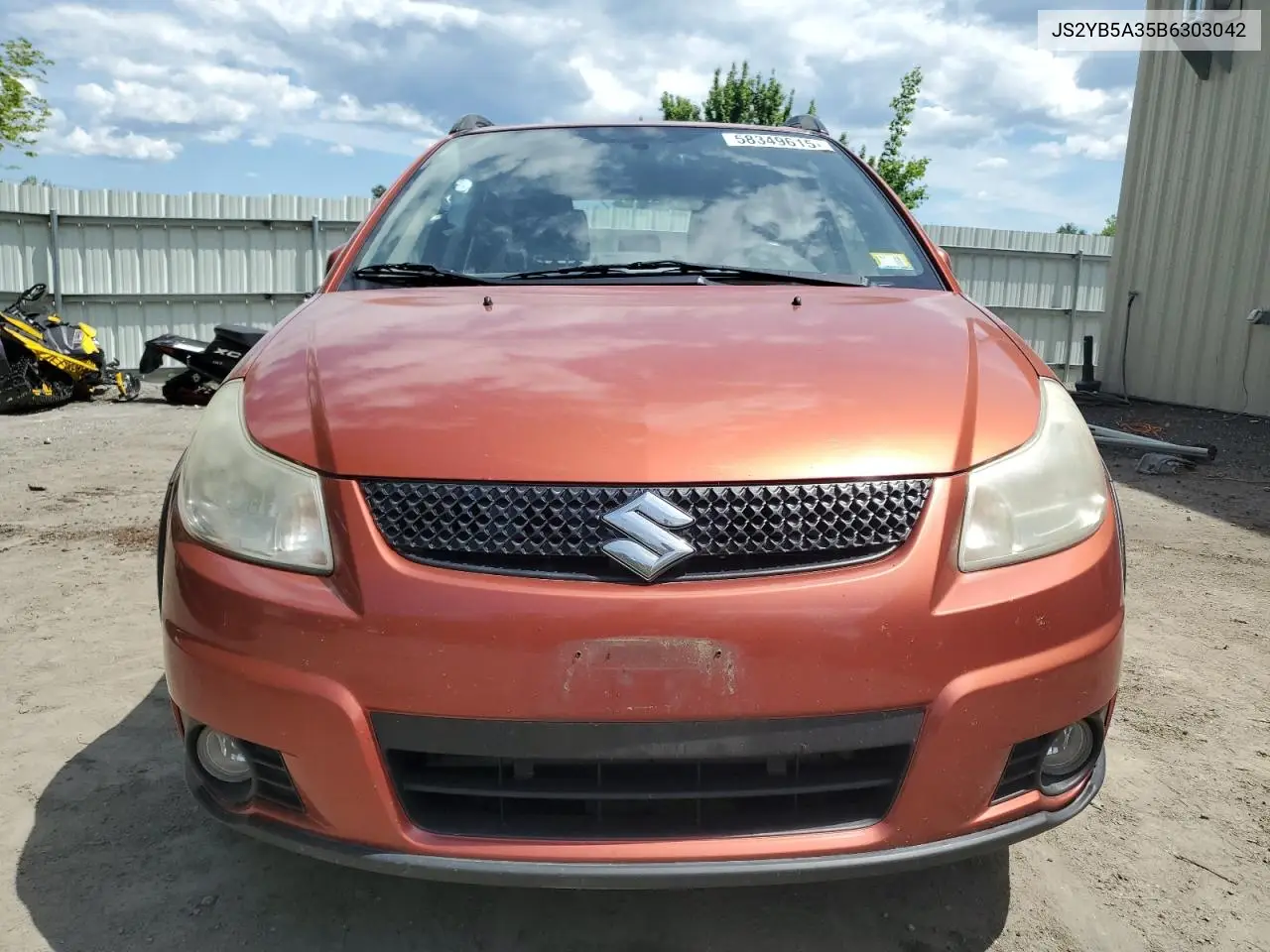 2011 Suzuki Sx4 VIN: JS2YB5A35B6303042 Lot: 58349615