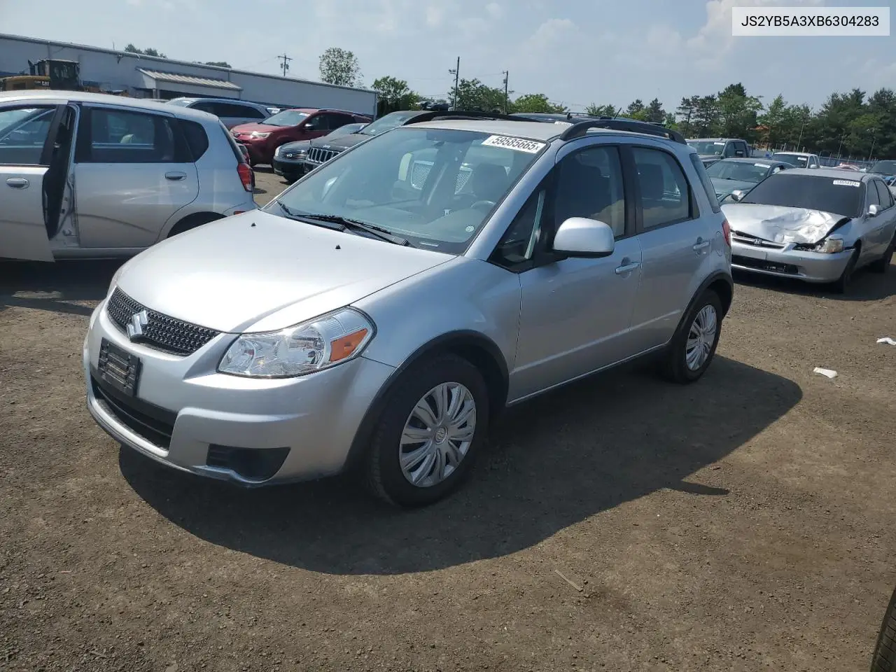 2011 Suzuki Sx4 VIN: JS2YB5A3XB6304283 Lot: 59585665