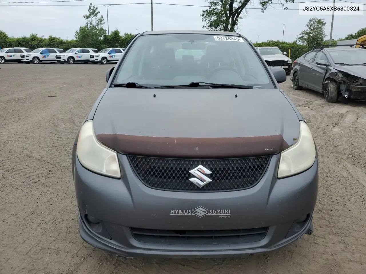 2011 Suzuki Sx4 Sport VIN: JS2YC5A8XB6300324 Lot: 59724945