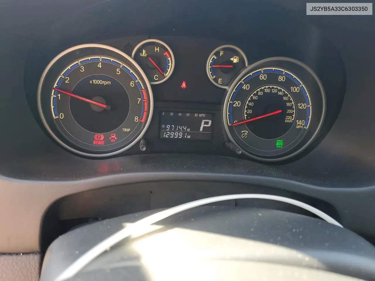 2012 Suzuki Sx4 VIN: JS2YB5A33C6303350 Lot: 53342505