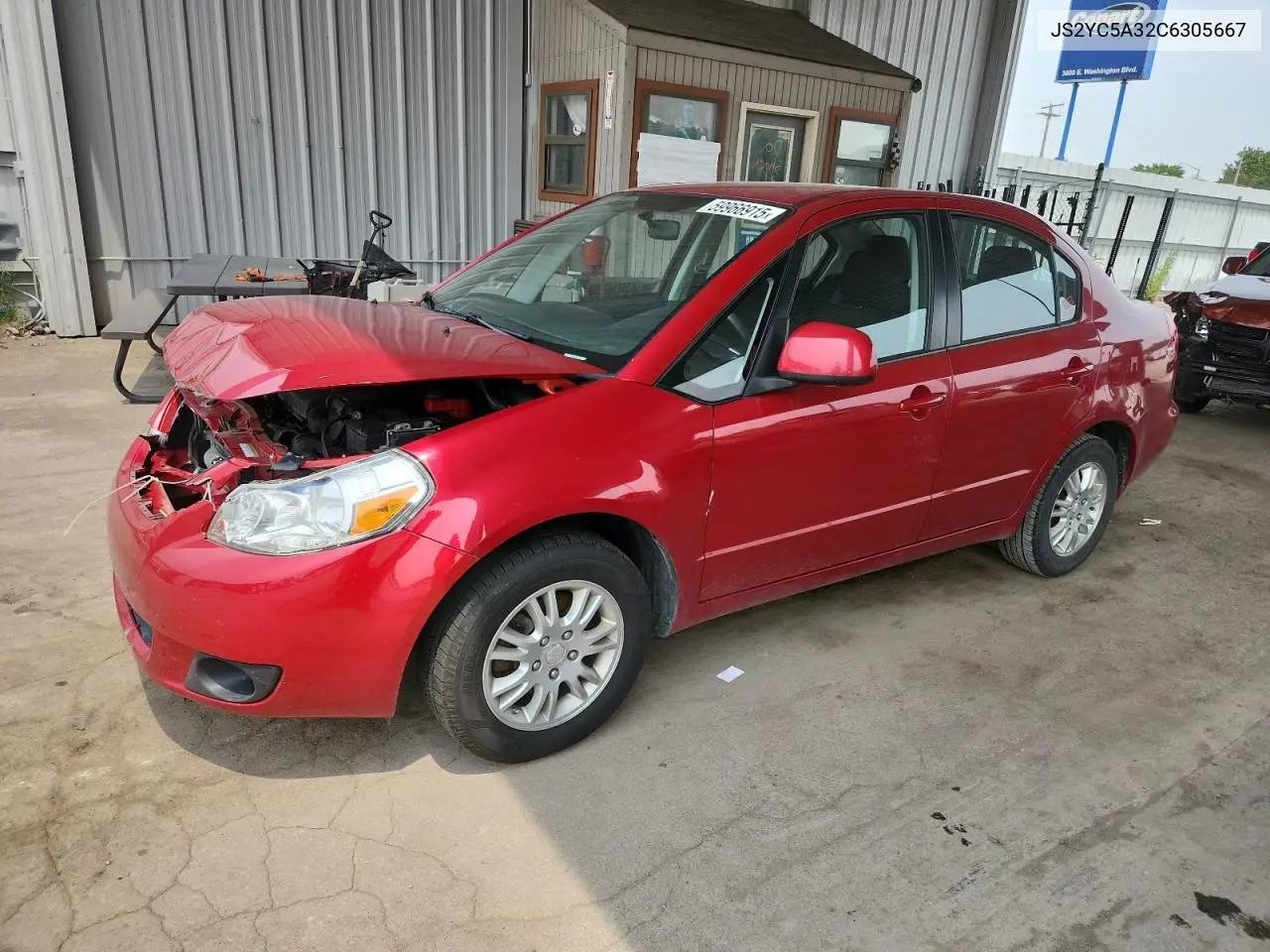 2012 Suzuki Sx4 Le VIN: JS2YC5A32C6305667 Lot: 59966915