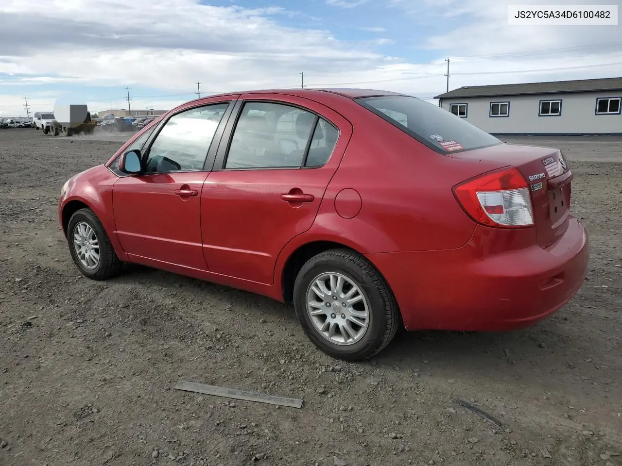 2013 Suzuki Sx4 Le VIN: JS2YC5A34D6100482 Lot: 50810535