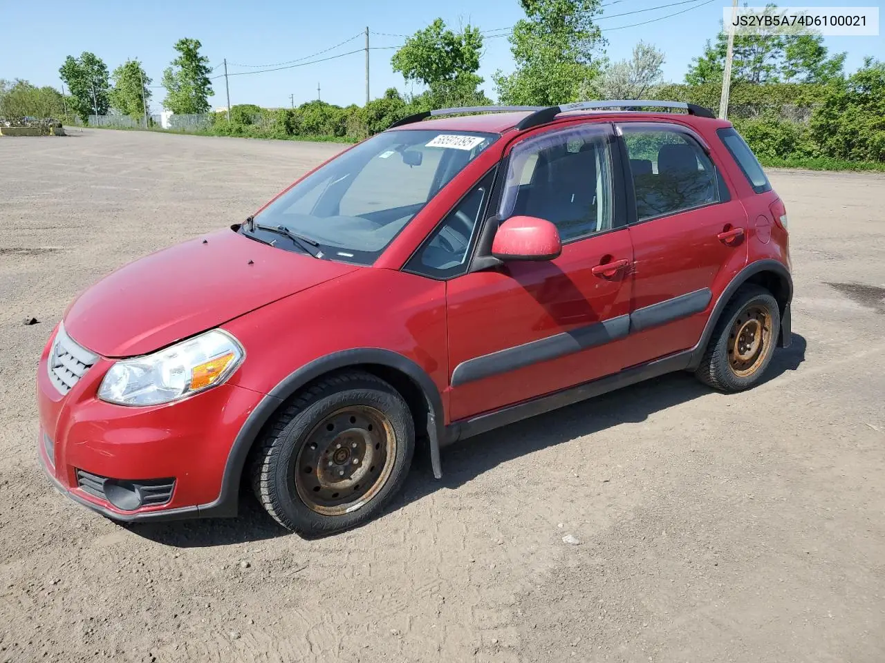 2013 Suzuki Sx4 Touring VIN: JS2YB5A74D6100021 Lot: 58591095