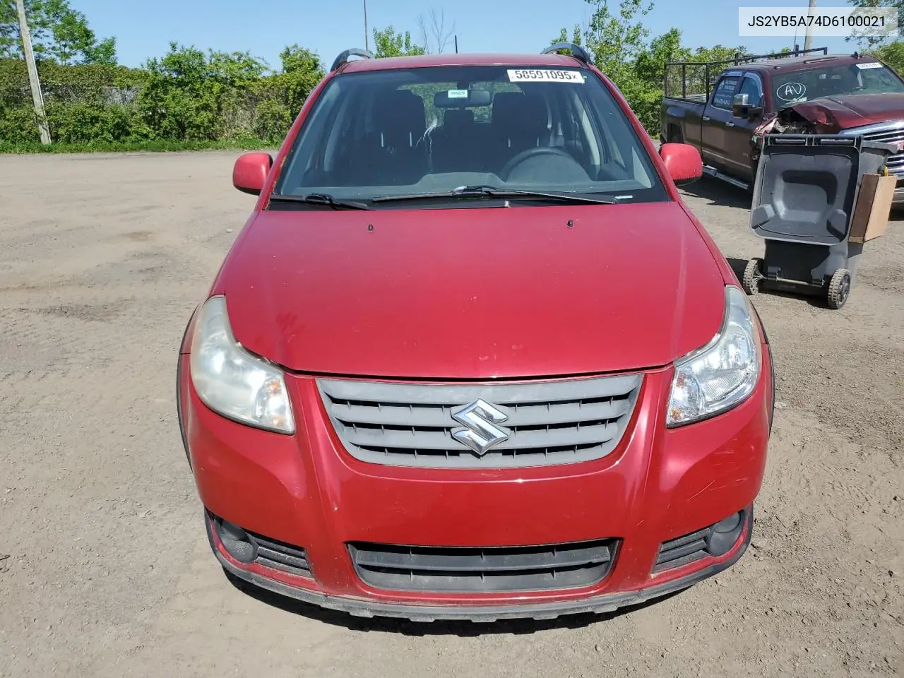 2013 Suzuki Sx4 Touring VIN: JS2YB5A74D6100021 Lot: 58591095