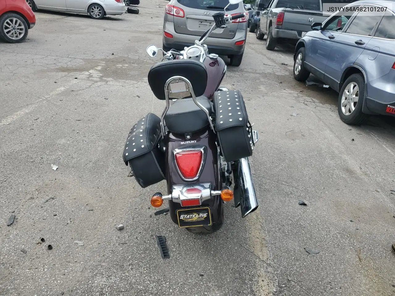 2008 Suzuki Vlr1800 VIN: JS1VY54A982101207 Lot: 61454545