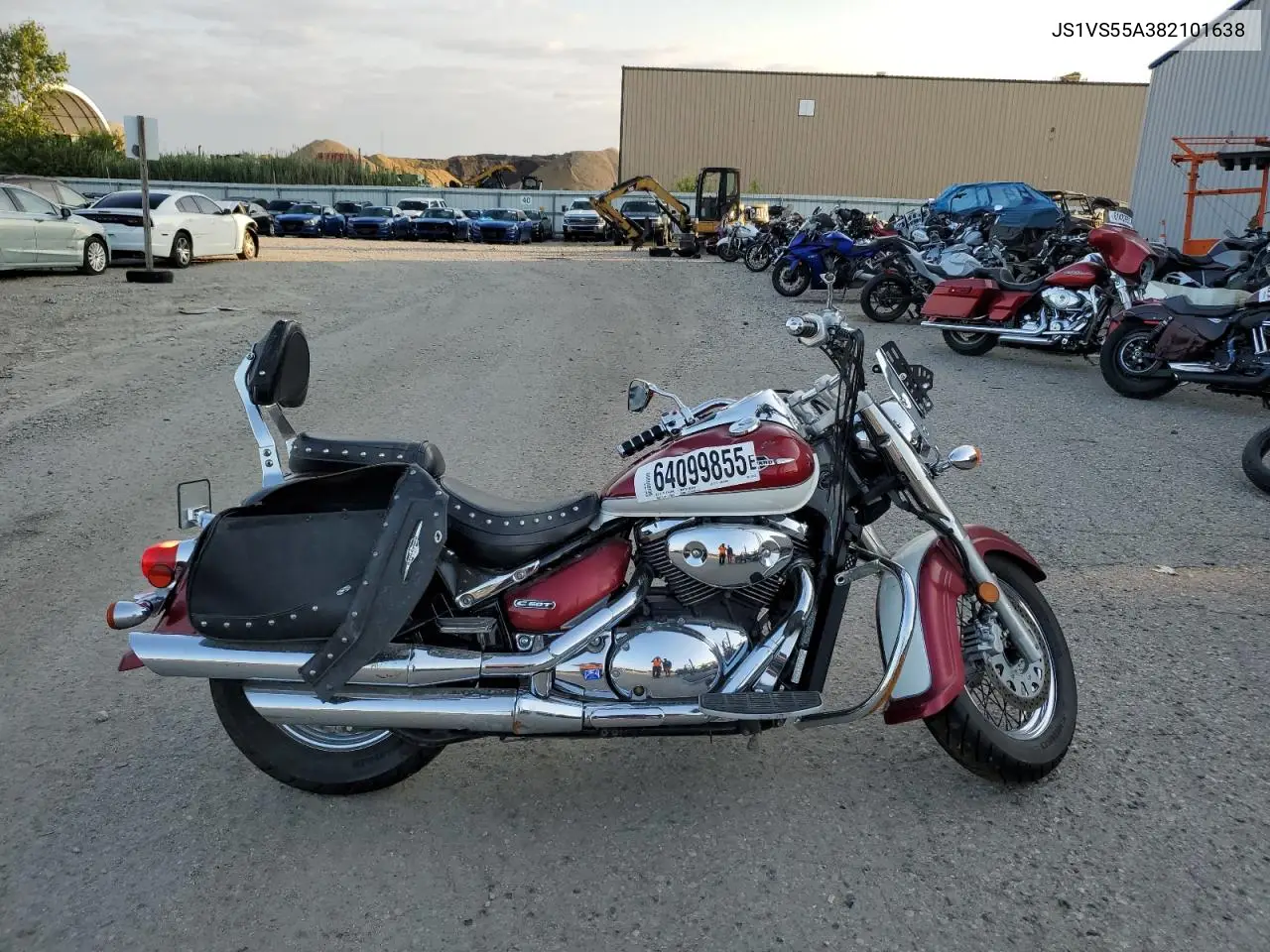 2008 Suzuki Vl800 VIN: JS1VS55A382101638 Lot: 64099855