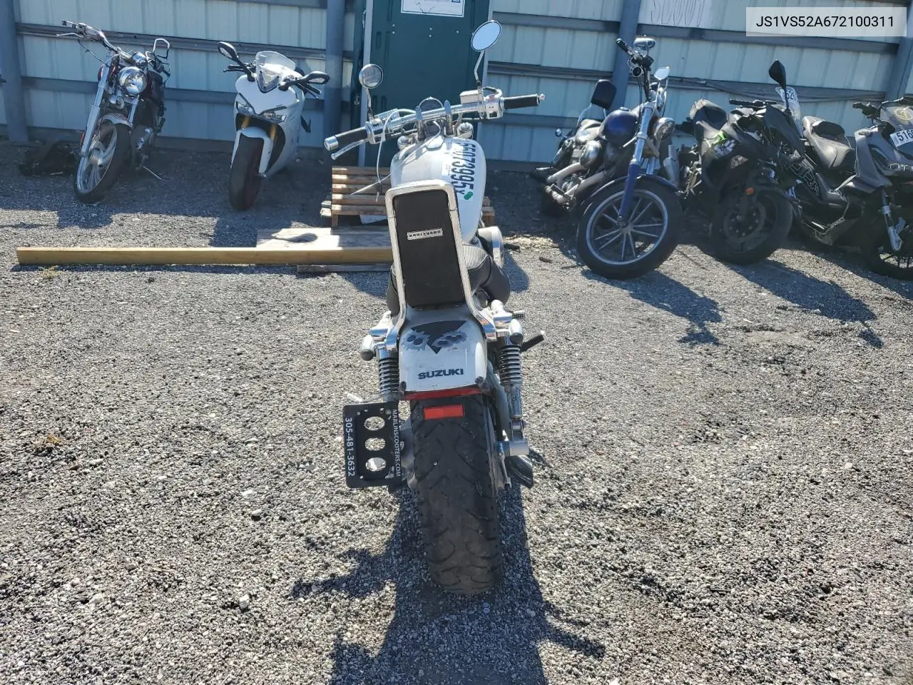 2007 Suzuki Vs800 VIN: JS1VS52A672100311 Lot: 55073995