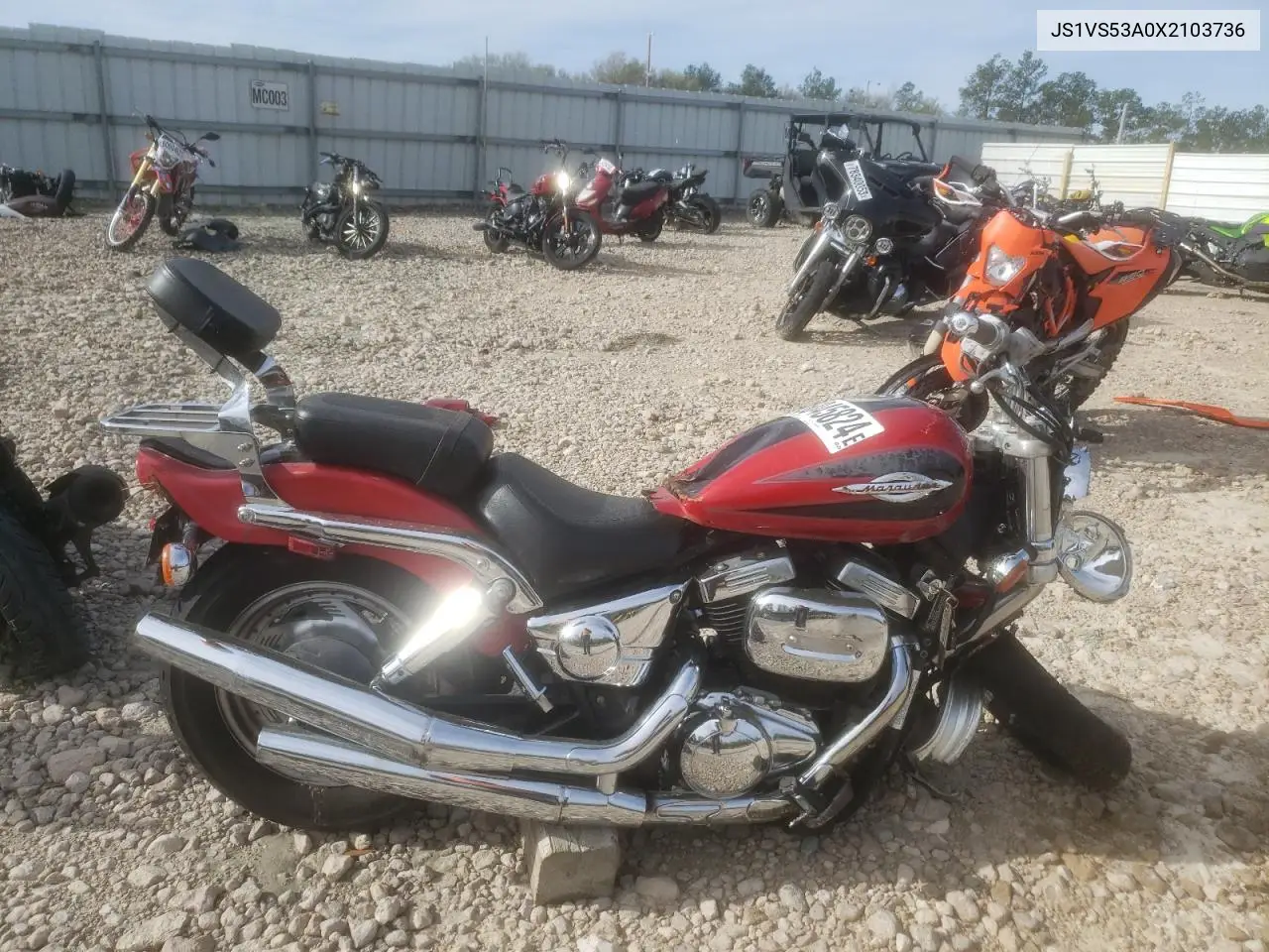 1999 Suzuki Vz800 VIN: JS1VS53A0X2103736 Lot: 46045824
