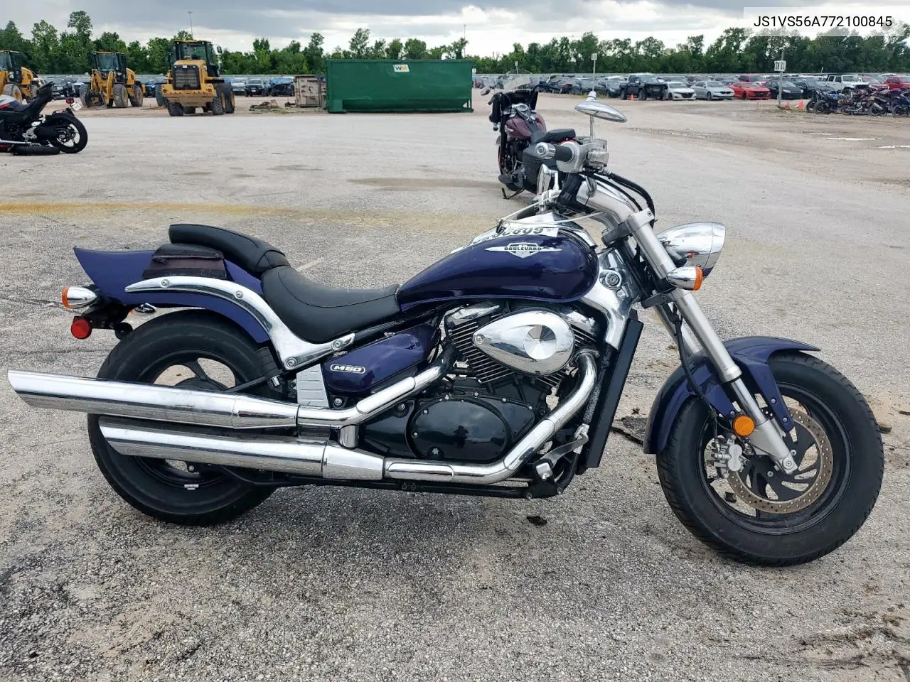 2007 Suzuki Vz800 VIN: JS1VS56A772100845 Lot: 60830505